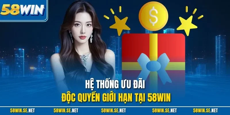 Hệ thống ưu đãi độc quyền giới hạn tại 58Win